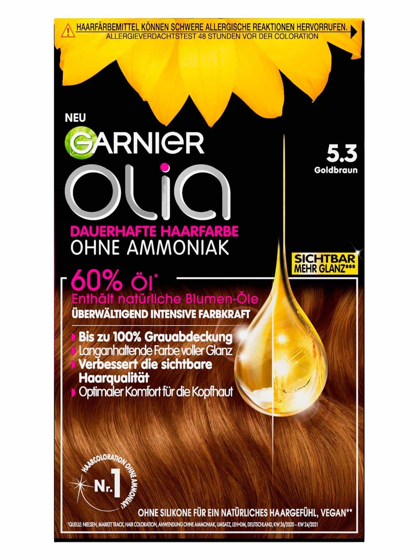 Garnier Olia Nr. 5.3 in Goldbraun - Produktabbildung