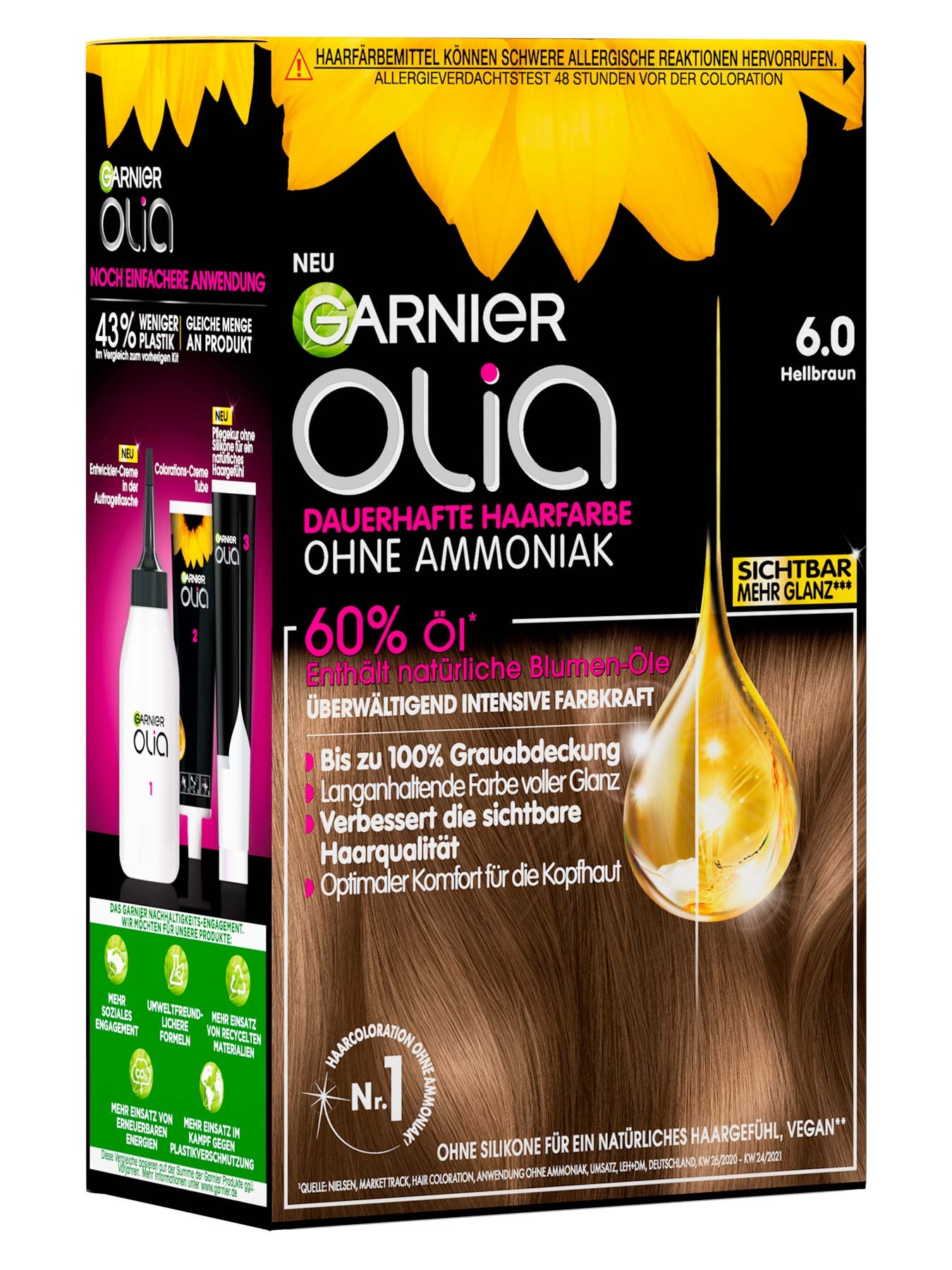 Garnier Olia Nr. 6.0 Hellbraun - Produktabbildung