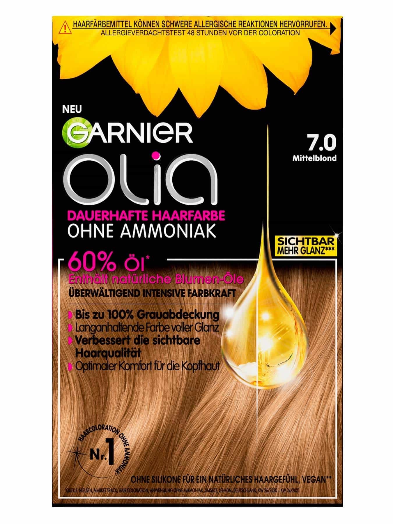 Garnier Olia Nr. 7.0 in Mittelblond - Produktabbildung