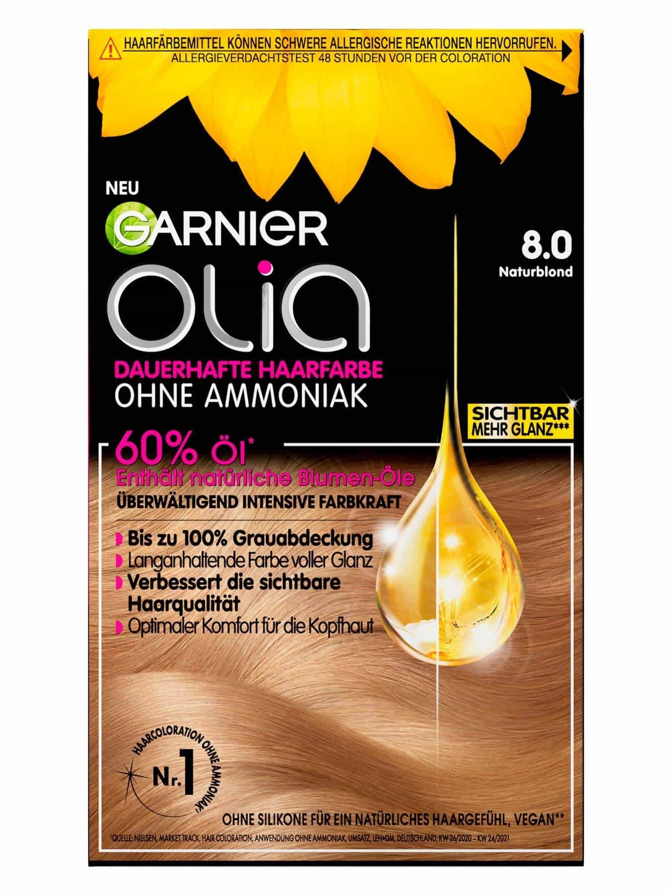 Garnier Olia Nr. 8.0 Naturblond - Produktabbildung