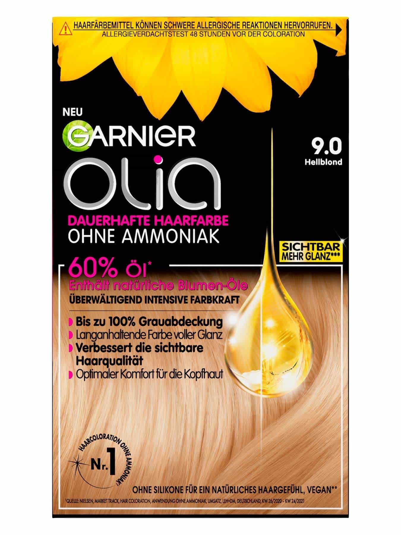 Garnier Olia 9.0 Hellblond - Produktabbildung