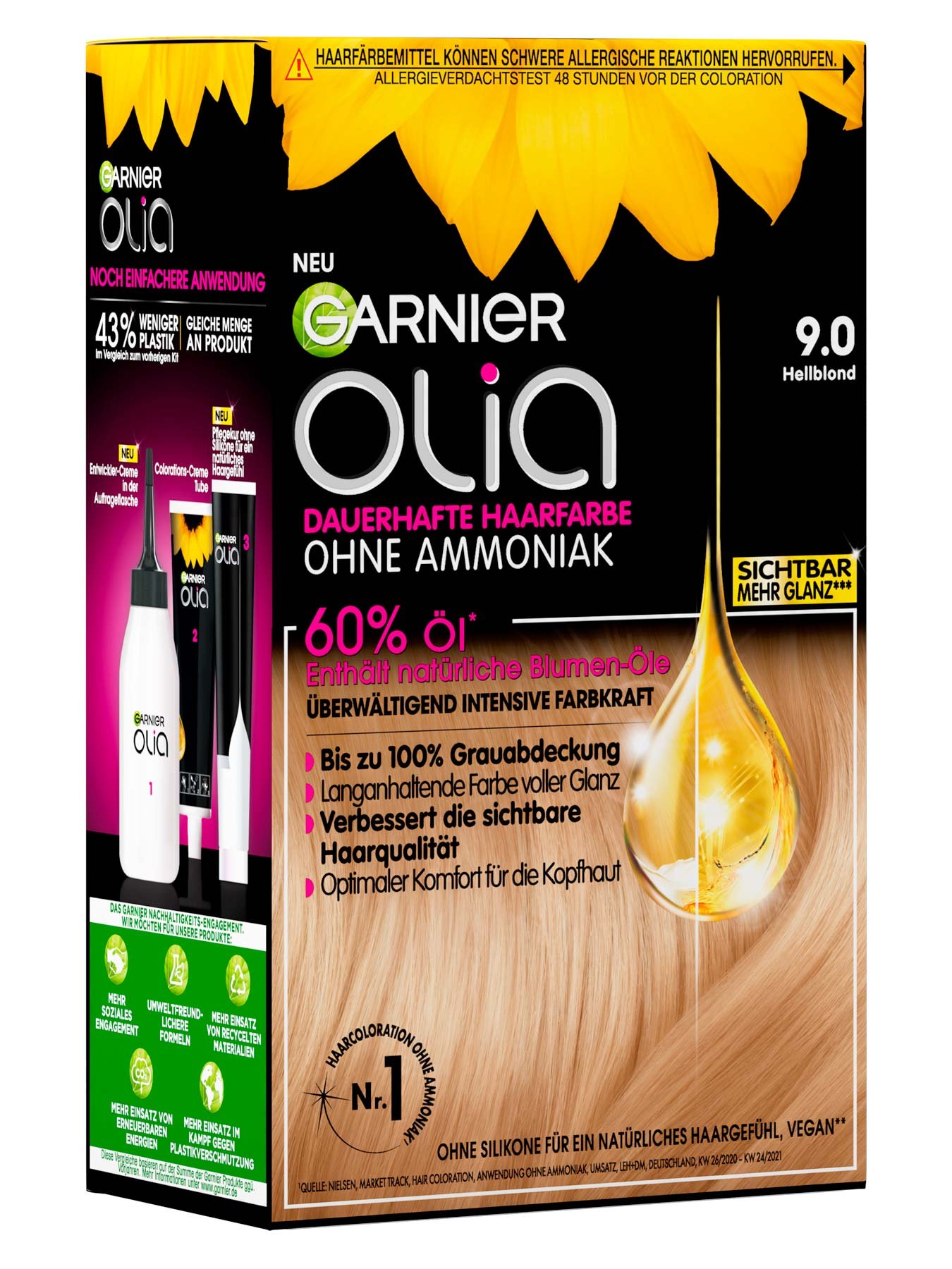 Garnier Olia 9.0 Hellblond - Produktansicht links