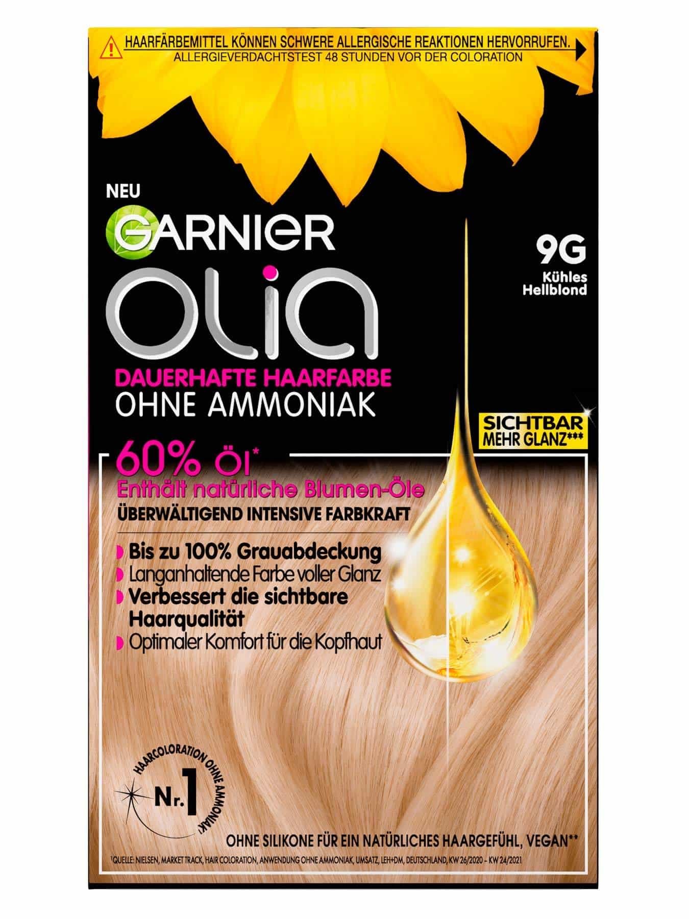 Garnier Olia Nr. 9G Kühles Hellblond - Produktabbildung