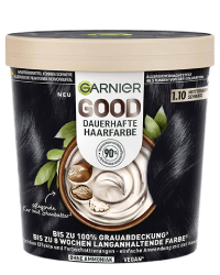 Produktabbildung Garnier GOOD Dauerhafte Haarfarbe 1.10 Mitternachts-Schwarz