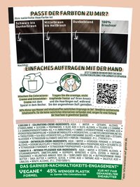 Garnier GOOD Dauerhafte Haarfarbe Produktabbildung hinten mit Hinweisen