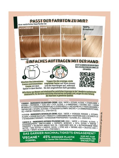 Produktabbildung hinten Garnier Good Haarfarbe