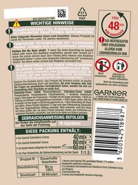 GOOD Dauerhafte Haarfarbe 4.15 Kühles Kastanienbraun Produktbild Rueckseite Hinweise