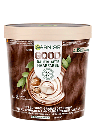 GOOD Dauerhafte Haarfarbe 4.15 Kühles Kastanienbraun | Garnier