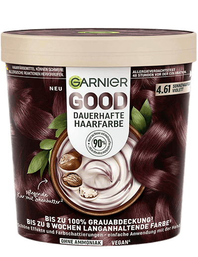 Produktabbildung Garnier GOOD Dauerhafte Haarfarbe 4.61 Sonnenaufgang Violett