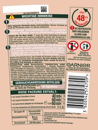 Garnier GOOD Dauerhafte Haarfarbe Produktabbildung hinten mit Hinweisen