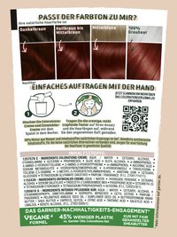 Produktverpackung hinten mit Inhaltsangaben