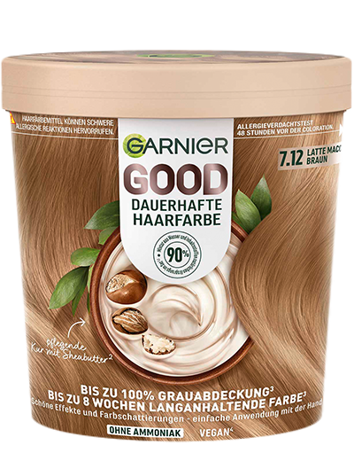Produktabbildung GOOD Dauerhafte Haarfarbe 7.12 Latte Macchiato Braun