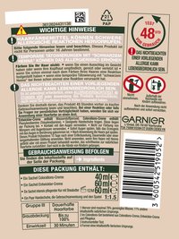 Produktverpackung hinten mit Inhaltsangaben