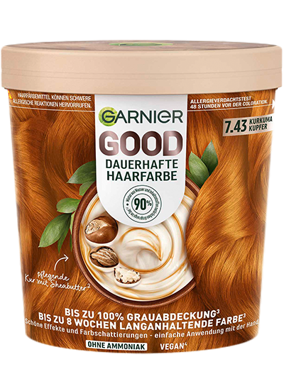 Produktabbildung GOOD Dauerhafte Haarfarbe 7.43 Kurkuma Kupfer