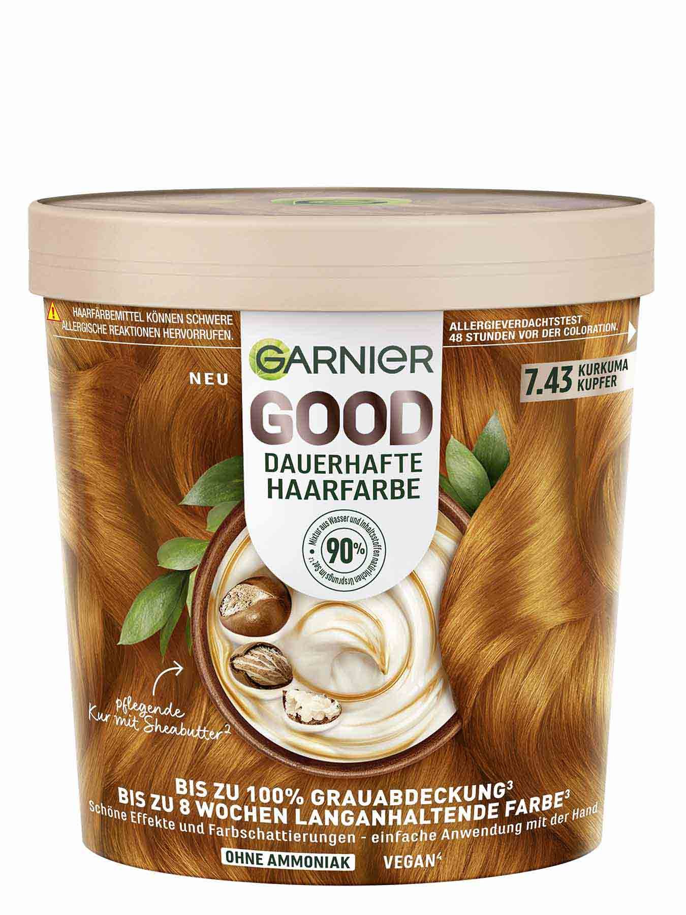 GOOD Dauerhafte Haarfarbe 7.43 Kurkuma Kupfer Produktbild