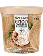 Produktverpackung GOOD Dauerhafte Haarfarbe 8.0 Honig Blond
