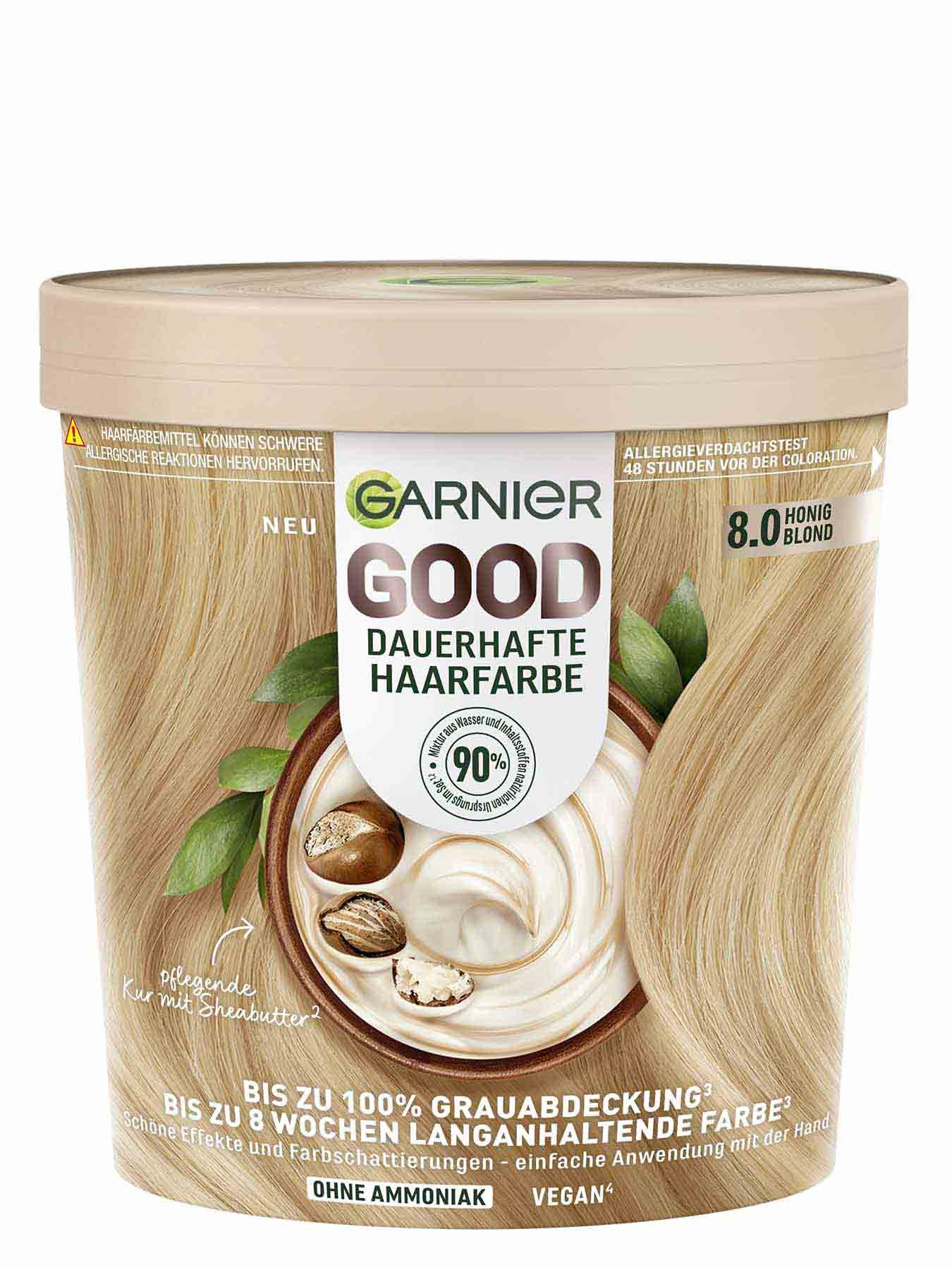 GOOD Dauerhafte Haarfarbe 8.0 Honig Blond Produktbild