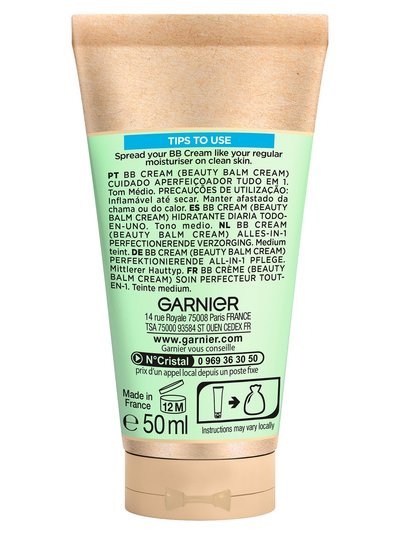 BB Cream mittel Produktbild Rückansicht