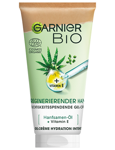 Bio-Hanf Feuchtigkeit & Aufbau Gel-Creme | Garnier