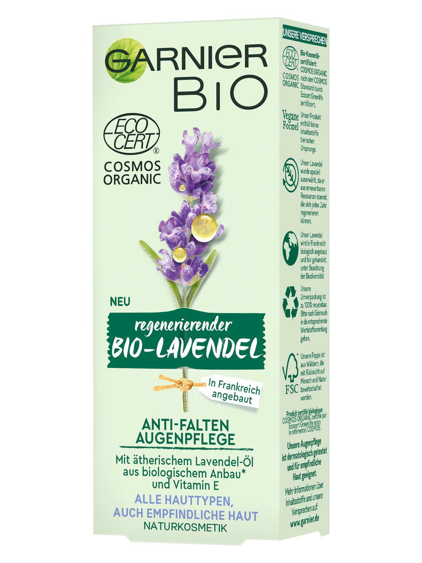Bio Lavendel Anti Falten Augenpflege Produkt