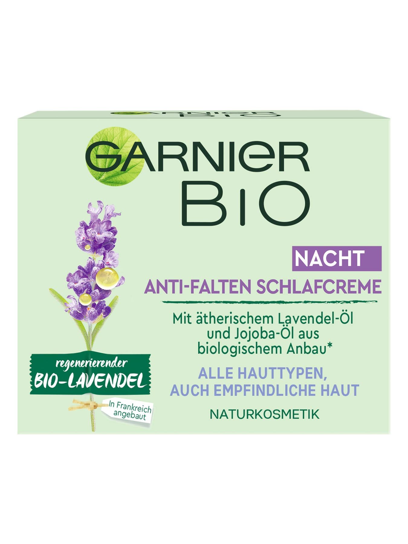 Bio Lavendel Anti-Falten Schlafcreme Produkt