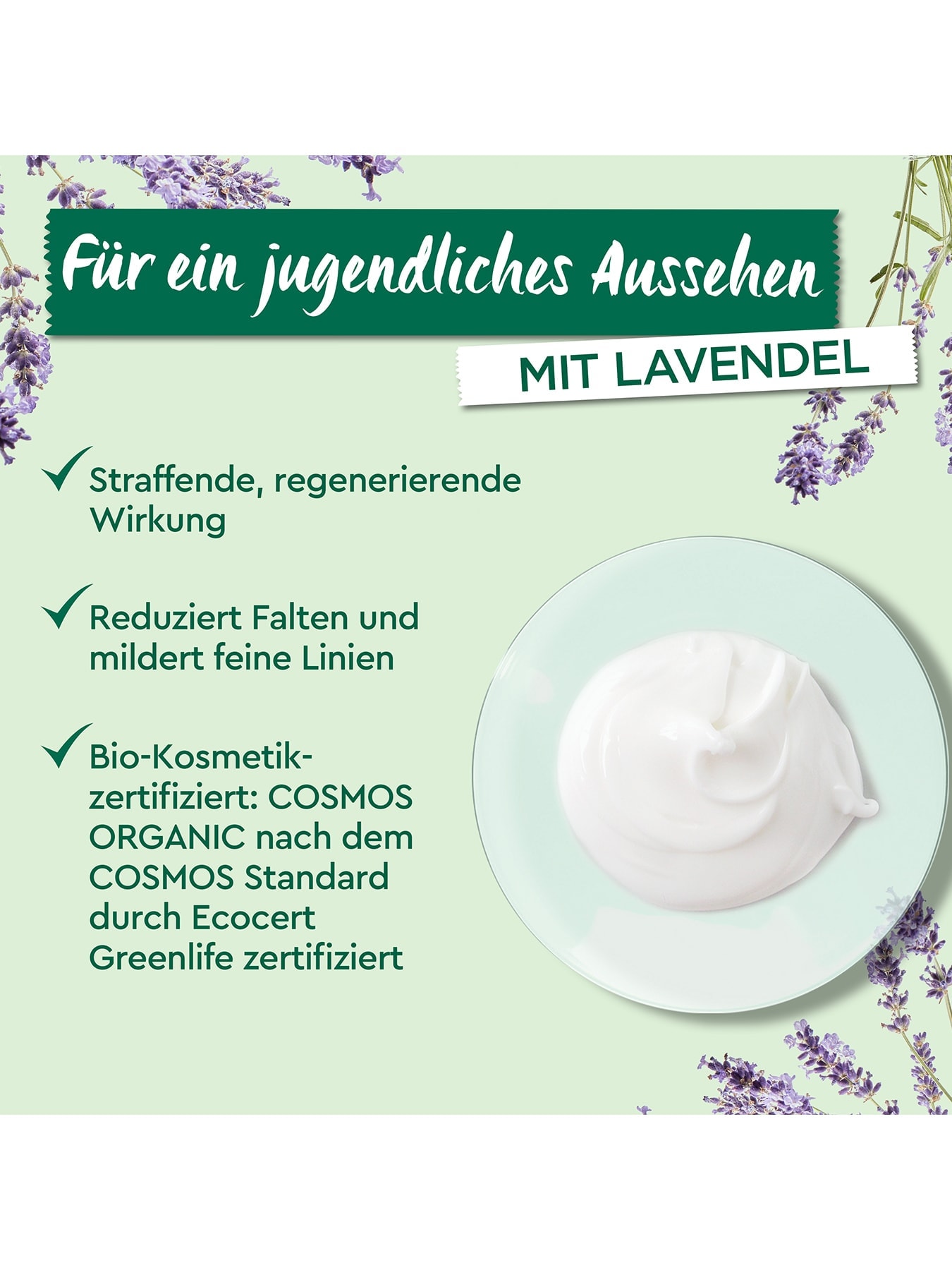 Für ein jugendliches Aussehen mit Lavendel - Ergebnisse der Anwensung