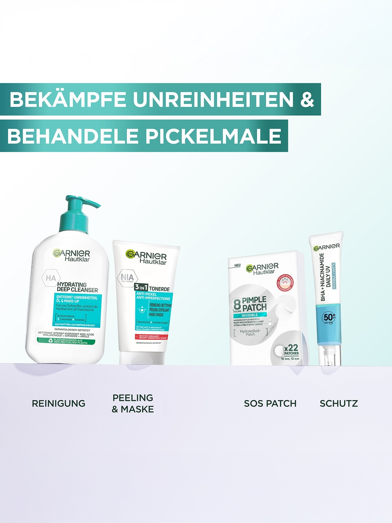 Garnier Hautklar Reihe