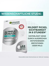 Produktabbildung Garnier 8H Invisible Pimple Patch mit wissenschaftlicher Bestätigung