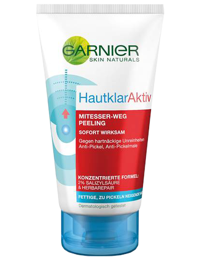 Garnier Hautklar Aktiv Mitesser-weg Peeling Produktabbildung
