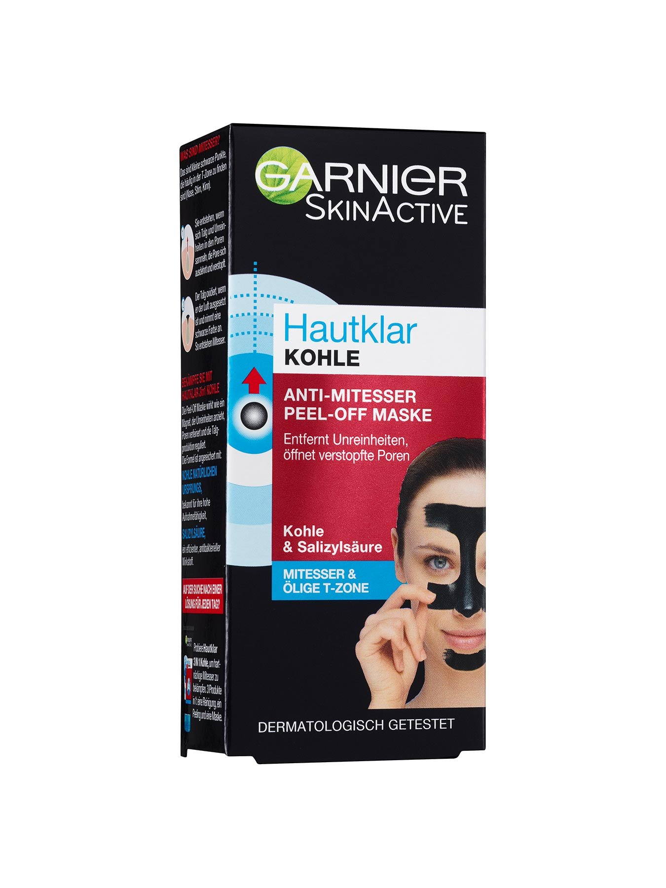 Anti-Mitesser-Peel-Off-Maske-Hautklar-50ml-Verpackung-Vorderseite-Garnier-Deutschland-gr