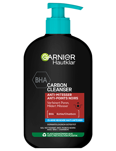 Hautklar Waschgel BHA Carbon Cleanser Anti-Mitesser Produktbild