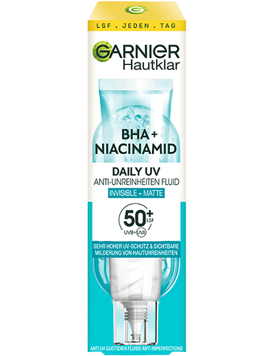 BHA + Niacinamid Daily-UV Anti-Unreinheiten Fluid Invisible + Matt LSF 50+ Produktbild
