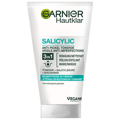 Hautklar 3in1 Tonerde Anti-Pickel Reinigung + Peeling + Maske Produktbild