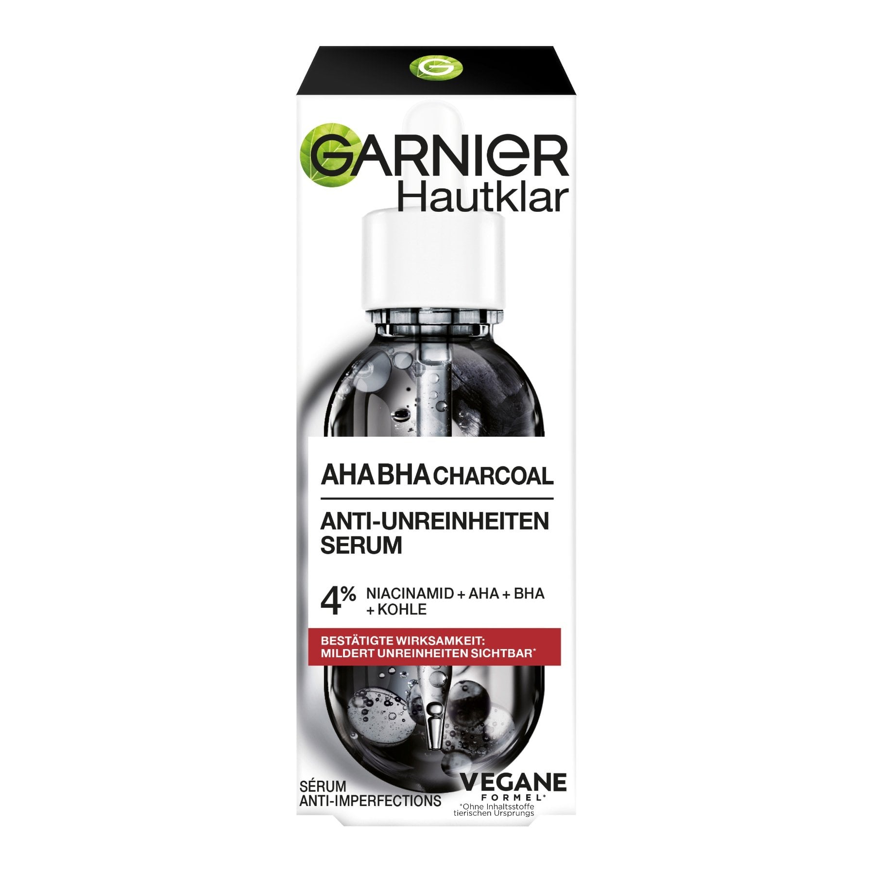 AHA + BHA Kohle Anti-Unreinheiten Serum