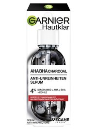 Hautklar AHA + BHA Kohle Anti-Unreinheiten Serum Produktbild