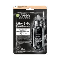 SkinActive AHA + BHA Kohle Mattierende Serum-Maske.- Produktabbildung