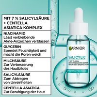 Das Garnier Hautklar Salicylic Anti-Unreinheiten Serum wirkt gegen 6 Anzeichen von Unreinheiten.