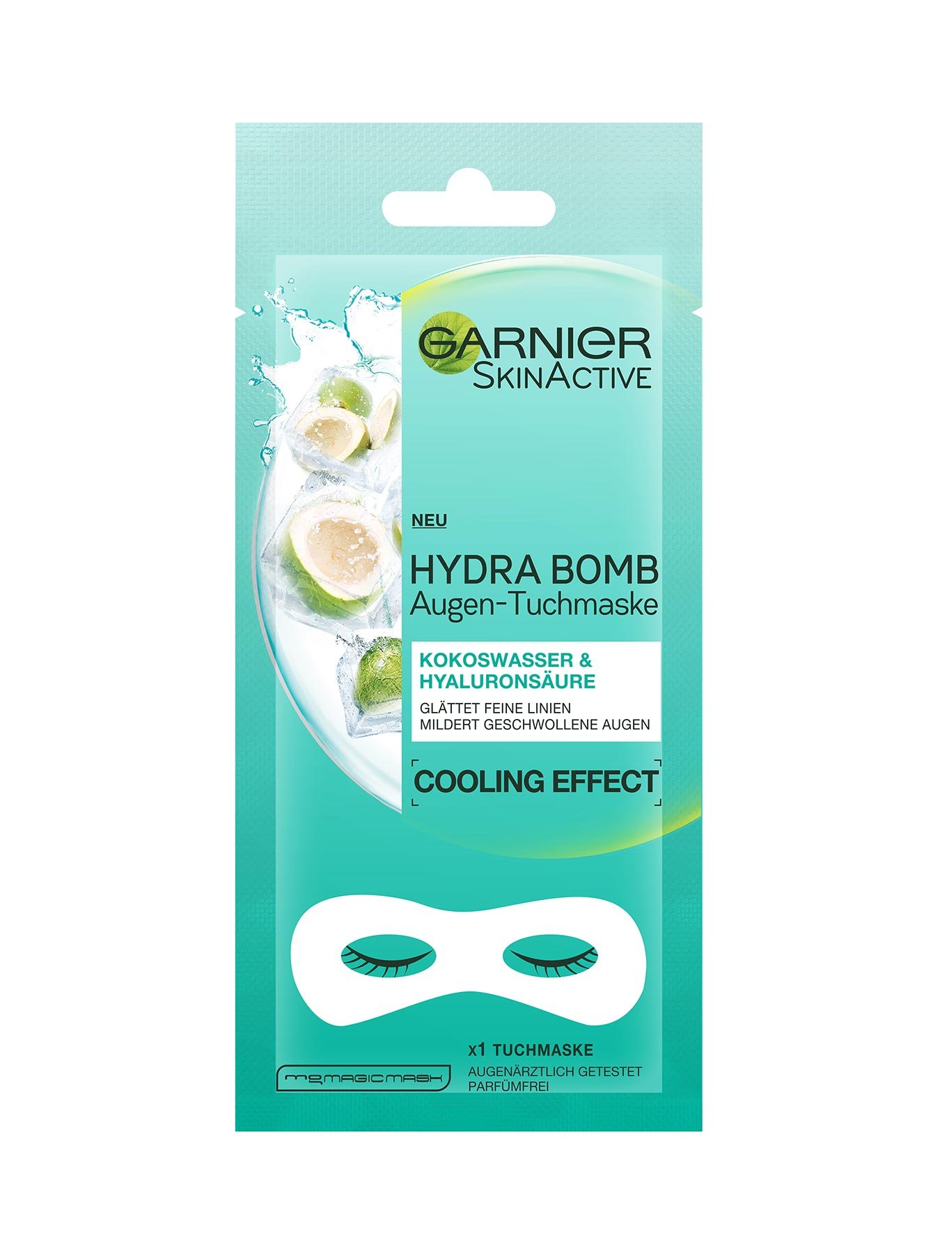 SkinActiv Hydra Bomb Augen-Tuchmaske Kokoswasser – Garnier®