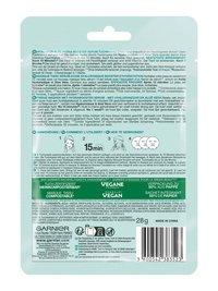SkinActive Hyaluron Aloe Hydra Booster Serum-Maske Verpackung Hinten