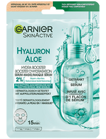 SkinActive Hyaluron Aloe Hydra Booster Serum-Maske Verpackung Packshot