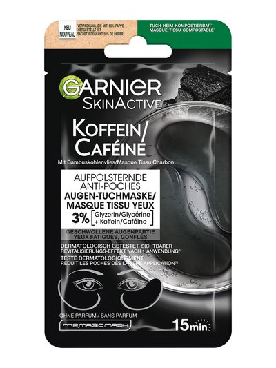 SkinActive Koffein aufpolsternde Augen-Tuchmaske - Produktabbildung