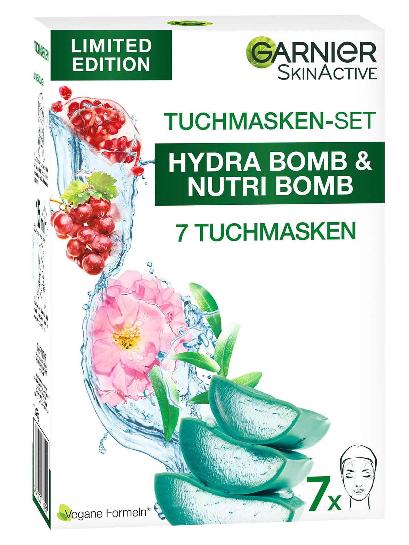 SkinActive Tuchmasken-Set Hydra Bomb & Nutri Bomb| Garnier