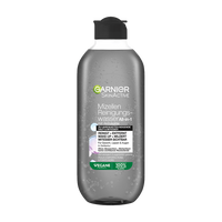 Garnier SkinActive Mizellen Reinigungswasser mit Aktivkohle in Geltextur Produktbild