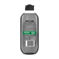 Garnier SkinActive Mizellen Reinigungswasser mit Aktivkohle in Geltextur Rückseite