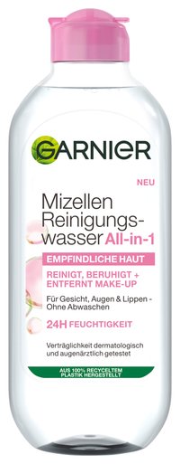 Garnier Mizellen Reinigungswasser Mizellen Reinigungswasser All-in-1 Empfindliche Haut Produktbild