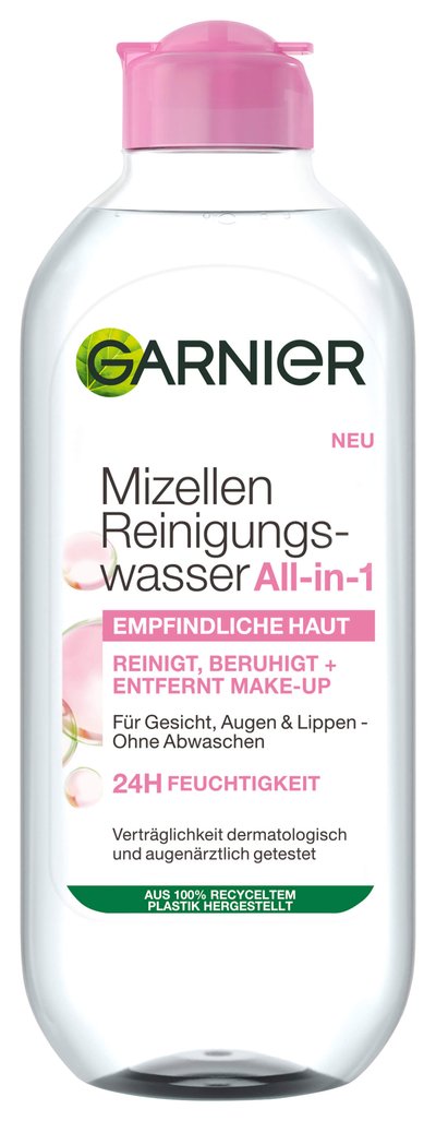 Garnier Mizellen Reinigungswasser Mizellen Reinigungswasser All-in-1 Empfindliche Haut Produktbild