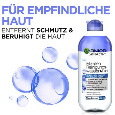 Vorteile des Mizellen Reinigungswasser All-in-1 Speziell für Empfindliche Haut & Augen