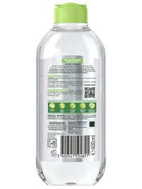 Mizellen Reinigungswasser für Mischhaut - Rückseite Produkt