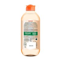 Garnier SkinActive Sanftes Mizellen Reinigungswasser mit Peeling-Effekt Rückseite