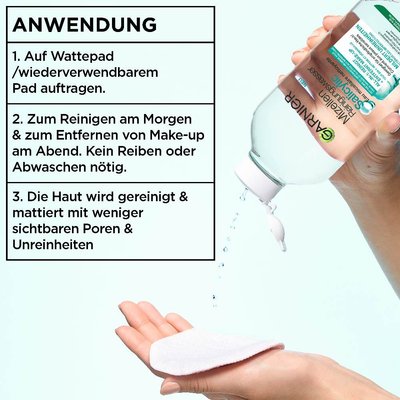 Garnier Salicylic Mizellenwasser für eine super einfache und sanfte Reinigung